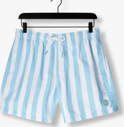 lichtblauwe shiwi zwembroeken men swimshort broad stripe