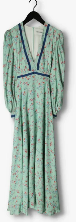 lichtblauwe silvian heach maxi jurk cvp23035ve