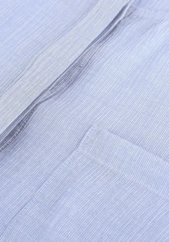 lichtblauwe simple blouses woven blouse colette stripe