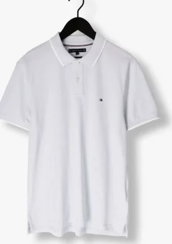 lichtblauwe tommy hilfiger polo linen pique reg polo
