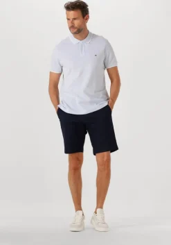 lichtblauwe tommy hilfiger polo linen pique reg polo