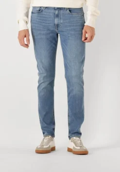 lichtblauwe tommy hilfiger skinny jeans slim bleecker pstr finn indigo