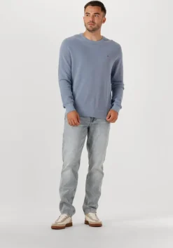 lichtblauwe tommy hilfiger straight leg jeans straight denton str century blue