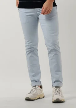 lichtblauwe tommy hilfiger chino bleecker chino 1985 pima cotton