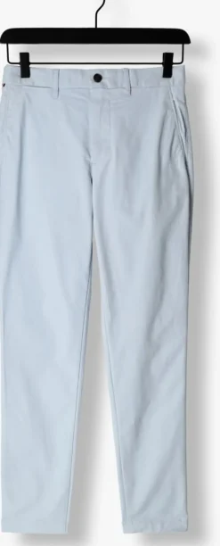 lichtblauwe tommy hilfiger chino bleecker chino 1985 pima cotton