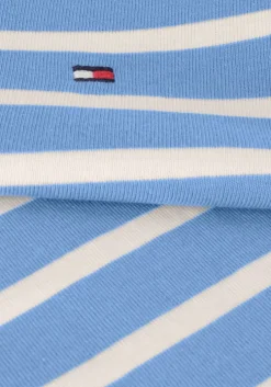 lichtblauwe tommy hilfiger tops & t-shirts new cody slim boat-nk ss 3/4slv