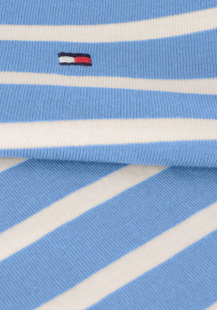 lichtblauwe tommy hilfiger tops & t-shirts new cody slim boat-nk ss 3/4slv