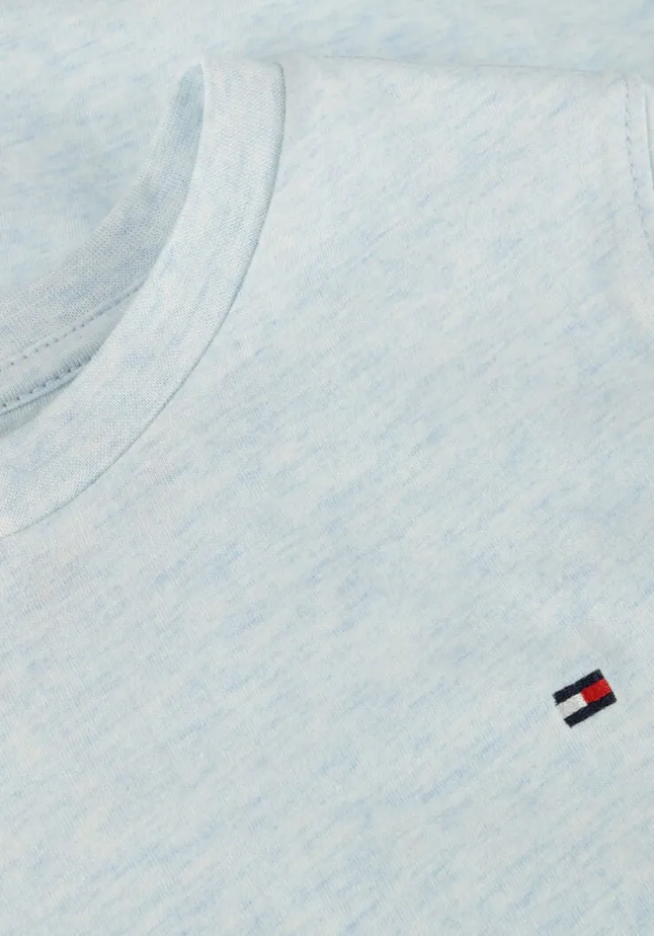 lichtblauwe tommy hilfiger t-shirt essential reg fit tee ss