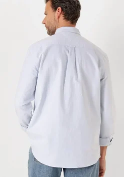lichtblauwe tommy jeans casual overhemd tjm reg oxford shirt ext