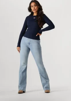 lichtblauwe tommy jeans flared jeans sylvia hgh flr ch0214