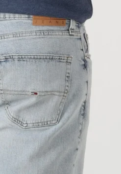 lichtblauwe tommy jeans straight leg jeans ryan slim str bi5115