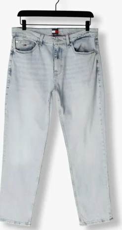 lichtblauwe tommy jeans straight leg jeans ryan slim str bi5115
