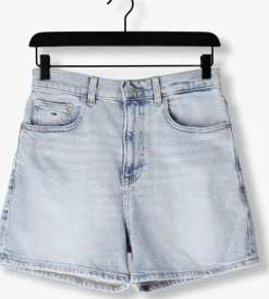 lichtblauwe tommy jeans shorts mom short bi0112