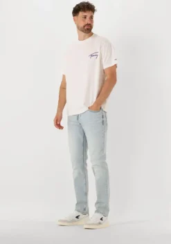 lichtblauwe tommy jeans slim fit jeans scanton slim bi5115