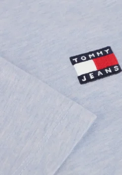 lichtblauwe tommy jeans t-shirt tjw reg badge tee