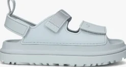 lichtblauwe ugg platte sandalen k goldenglow