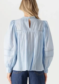 lichtblauwe vanessa bruno blouses calin