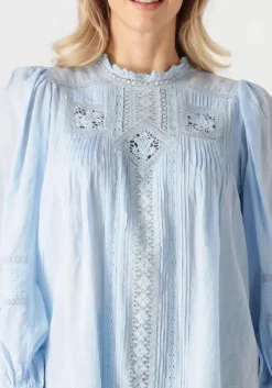 lichtblauwe vanessa bruno blouses calin