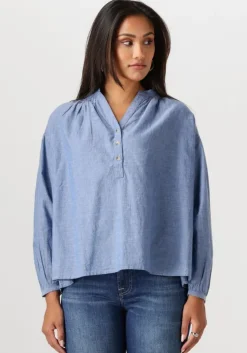 lichtblauwe vanessa bruno blouses nipoa