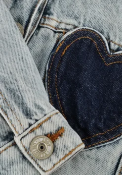 lichtblauwe vingino spijkerjas tori heart