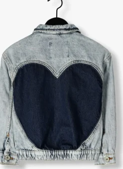 lichtblauwe vingino spijkerjas tori heart