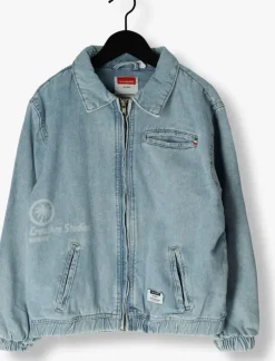 lichtblauwe vingino spijkerjas faustino