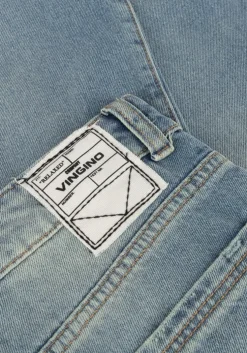 lichtblauwe vingino straight leg jeans gino