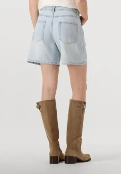 lichtblauwe withblack shorts wblkarolina denim short