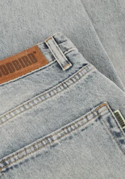 lichtblauwe woodbird straight leg jeans wbleroy dawn jeans