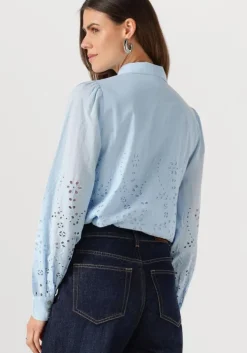 lichtblauwe y.a.s. blouses yasluma ls shirt s. noos