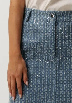 lichtblauwe y.a.s. midirok yasleodis hw midi skirt - show