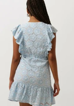lichtblauwe y.a.s. mini jurk yasbeauty sl dress