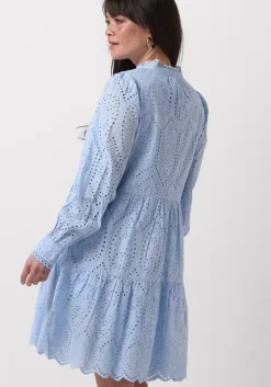 lichtblauwe y.a.s. mini jurk yasholi ls dress s.