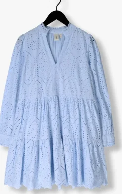 lichtblauwe y.a.s. mini jurk yasholi ls dress s.