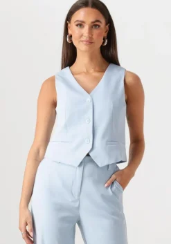 lichtblauwe ydence gilet gilet kaia