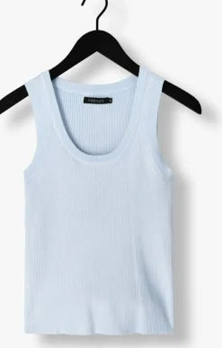 lichtblauwe ydence top knitted top keely