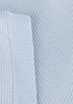 lichtblauwe ydence top knitted top keely