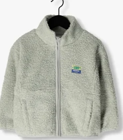 lichtgrijze american vintage teddy jas hoktown