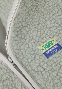 lichtgrijze american vintage teddy jas hoktown