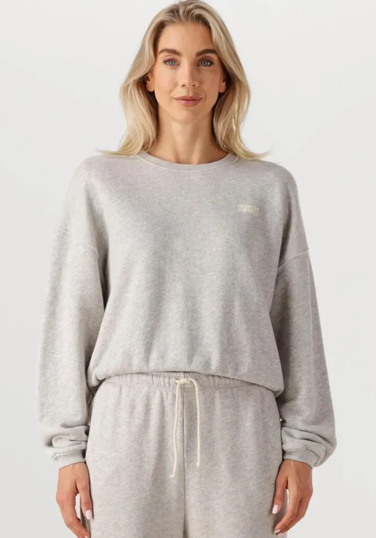 lichtgrijze american vintage sweater kodytown woman