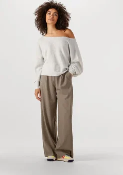 lichtgrijze american vintage trui damsville