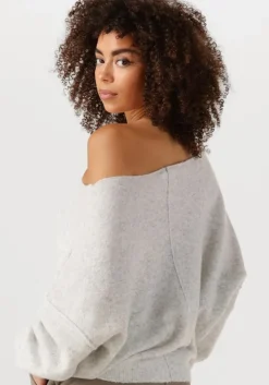 lichtgrijze american vintage trui damsville