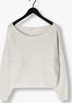 lichtgrijze american vintage trui damsville