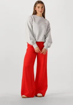 lichtgrijze another label sweater jaxy flower sweat