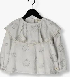 lichtgrijze baje studio blouses flor