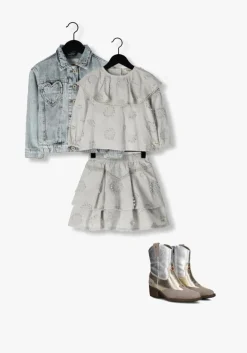 lichtgrijze baje studio blouses flor