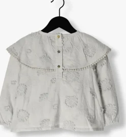 lichtgrijze baje studio blouses flor
