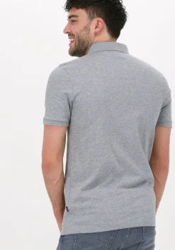 lichtgrijze boss orange polo passenger