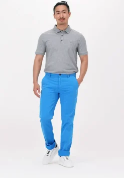 lichtgrijze boss orange polo passenger