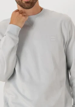 lichtgrijze boss orange sweater westart 10234591 02